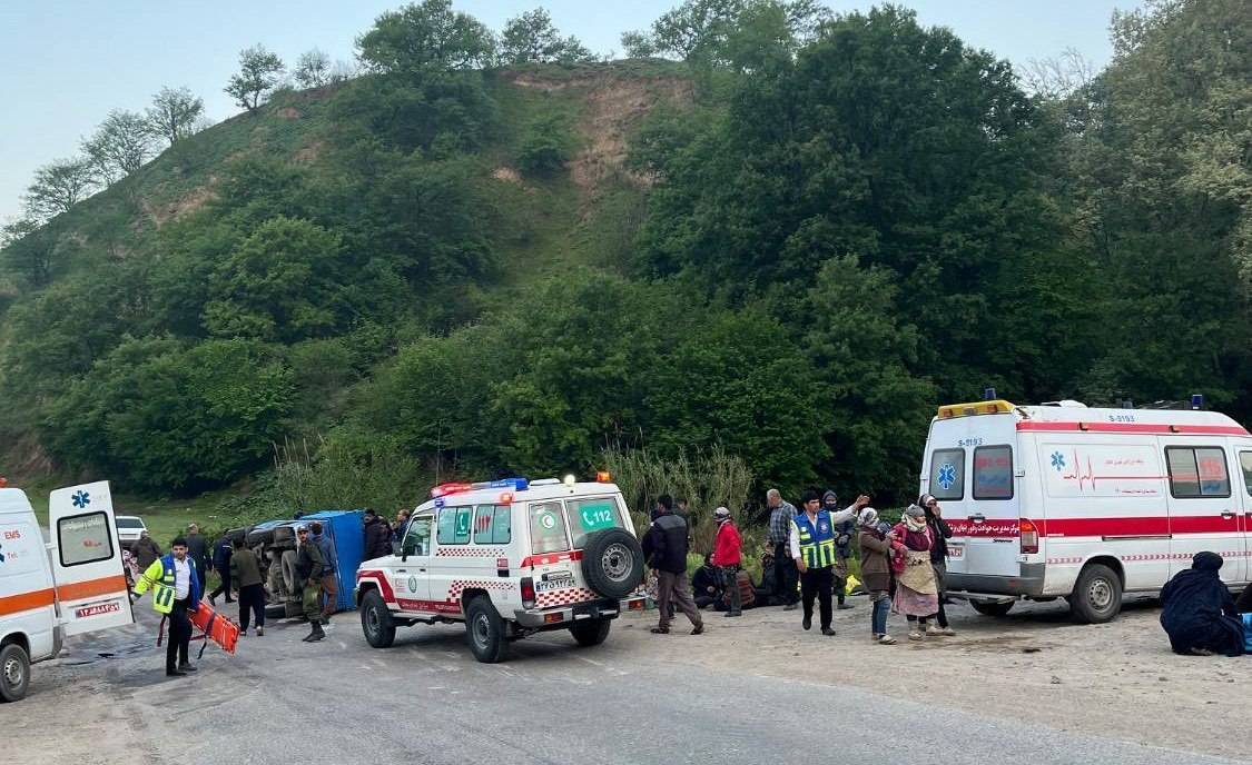 پوشش ۵۳ حادثه در یک هفته توسط نیروهای عملیاتی هلالاحمر گلستان
